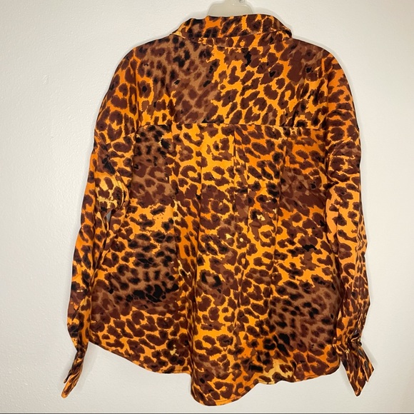 Native Youth oversized shacket leopard print - Picture 6 of 10